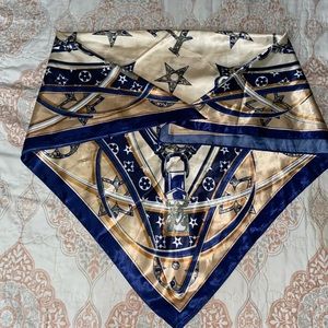 Silk head or neck scarf